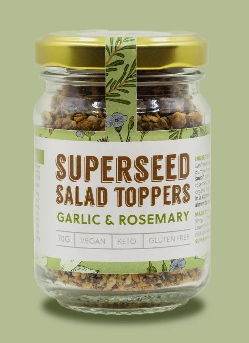 Super Seed Garlic and Rosemary Salad Toppers 